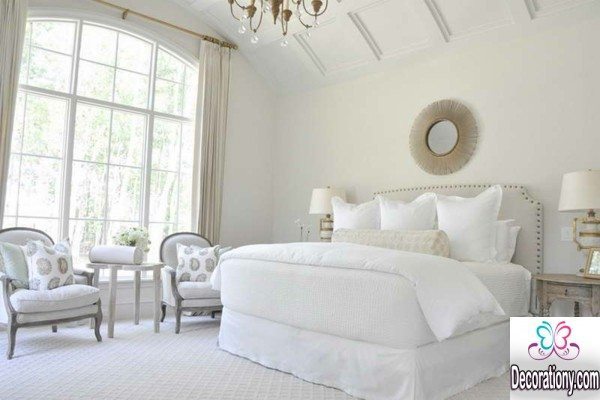 white bedroom design