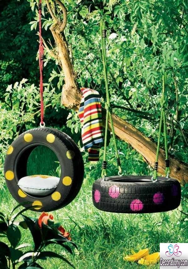 DIY garden swing ideas