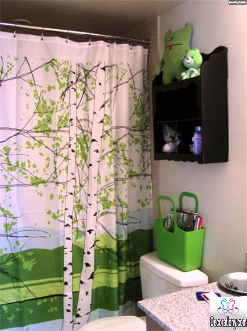 bathroom shower curtain design