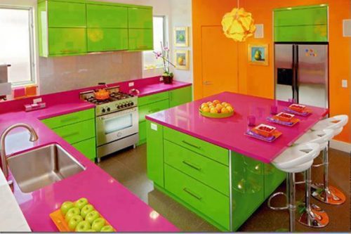 spring kitchen decoration