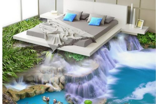 amazing bedroom 3d flooring