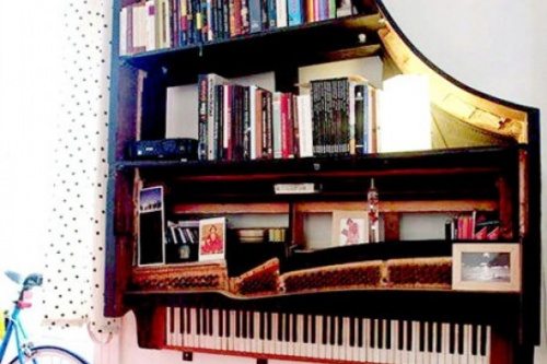 creative book case