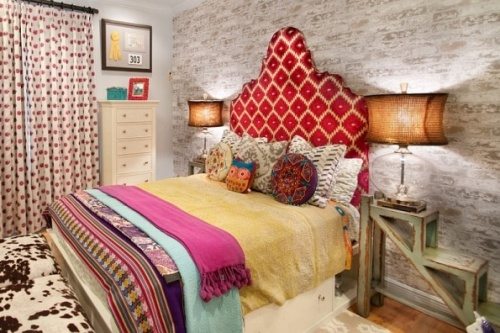 vintage bedroom bohemian style