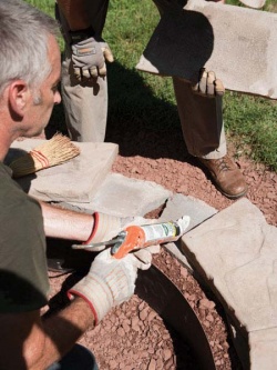 building firepit