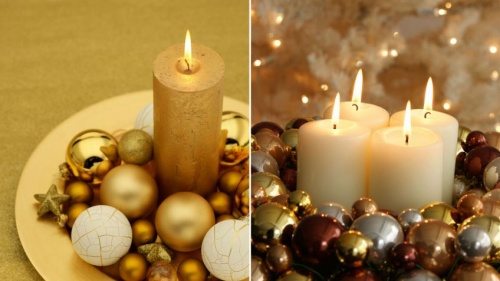 golden candles