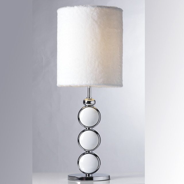 white nightstand lamp