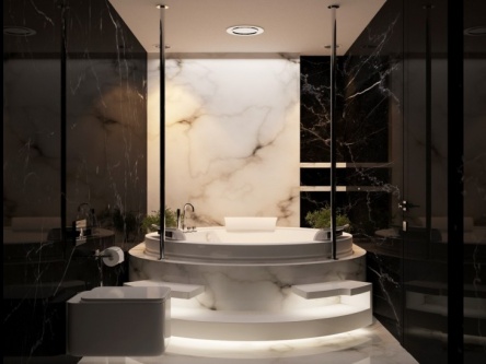 curve bathtub design