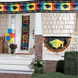 graduation wall decorations & banners