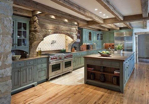 luxury farmhouse kitchen style & decor