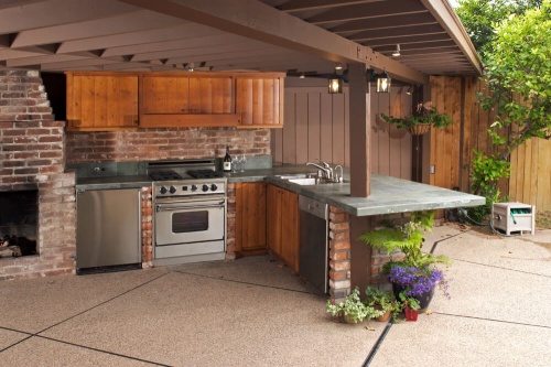 contemporary outdoor kitchen ideas