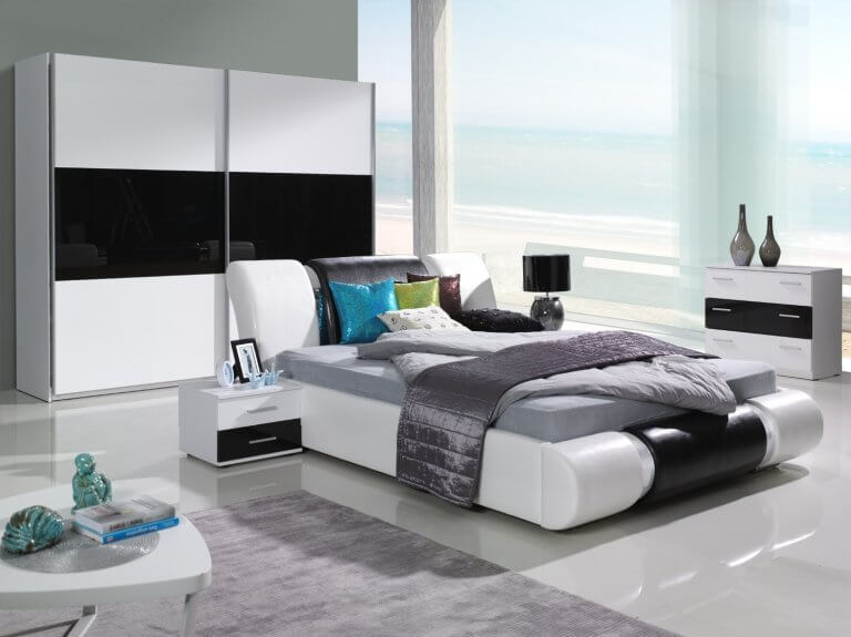 Black & white bedroom luxury designs