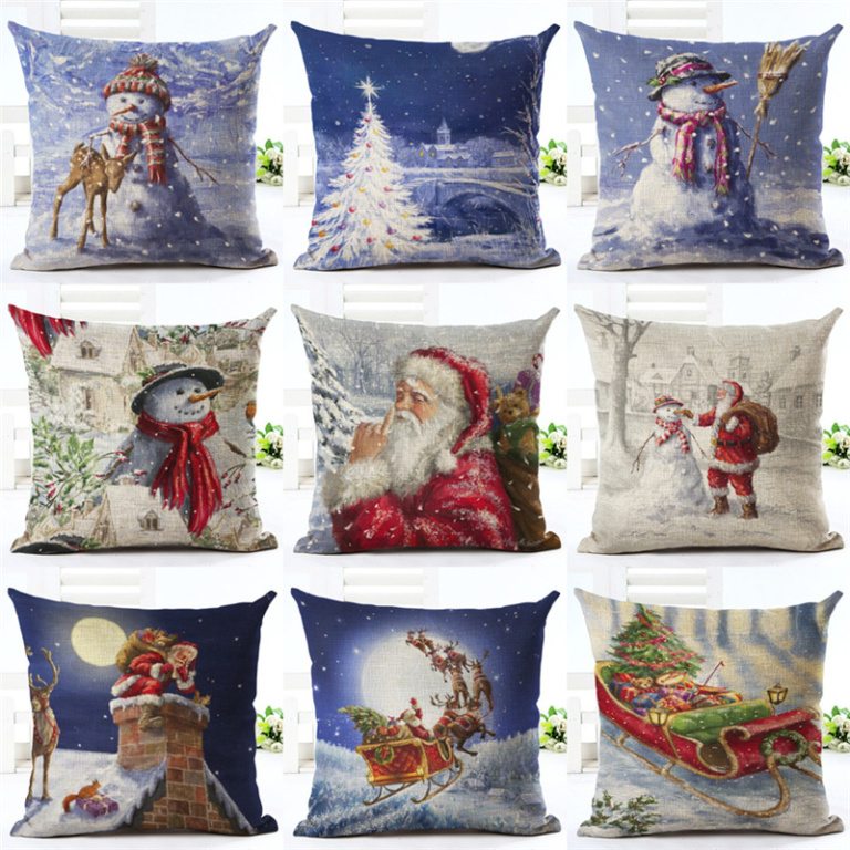 collection of the most stylish throw pillows for christmas