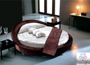 modern round bed furniture