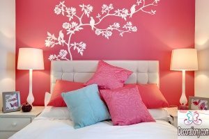 Accent wall murals