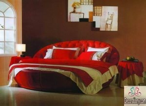 best round beds designs 2017