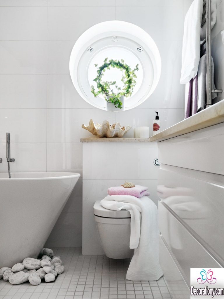 bright small bathroom decorating ideas