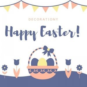 Happy outdoor easter decorations from decorationy!