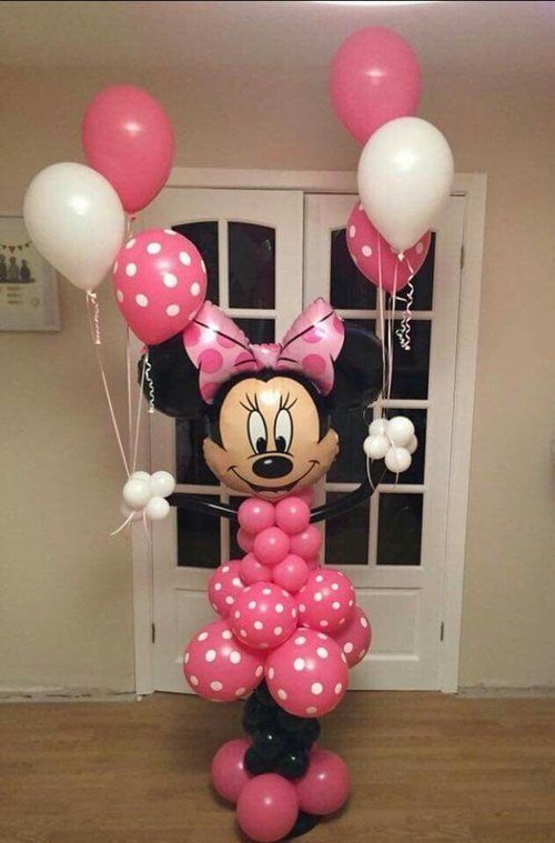 Minnie & Micky Mouse balloons decorations