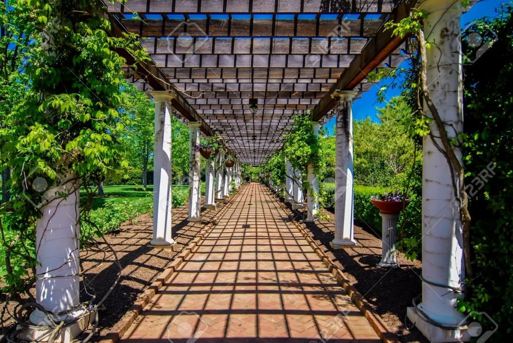 lattice garden fence