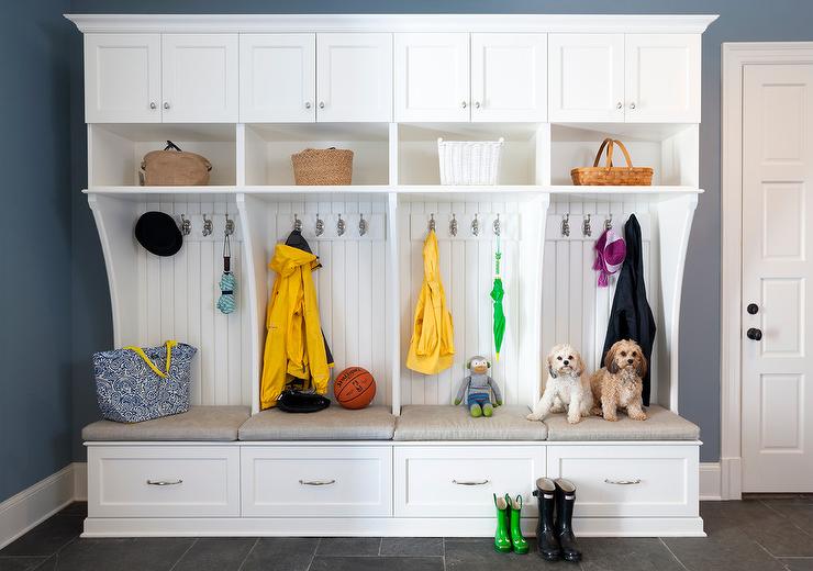 top of mudroom lockers