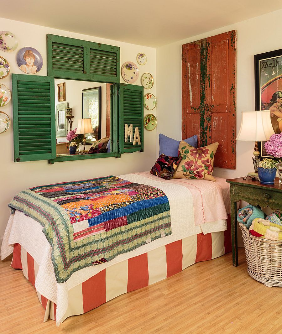 Beautiful-shutters-flea-market-finds-and-pops-of-color-for-the-shabby-chic-bedroom