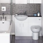 small white bathroom storage cabinet