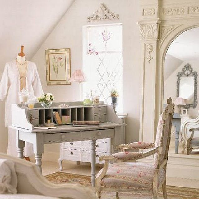 shabby chic bedroom stylish design