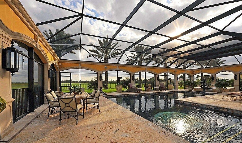 a great covered patio