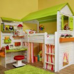 Bunk Bed with Desk - Bed with play area