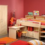 Bunk Bed with Desk Child bedroom