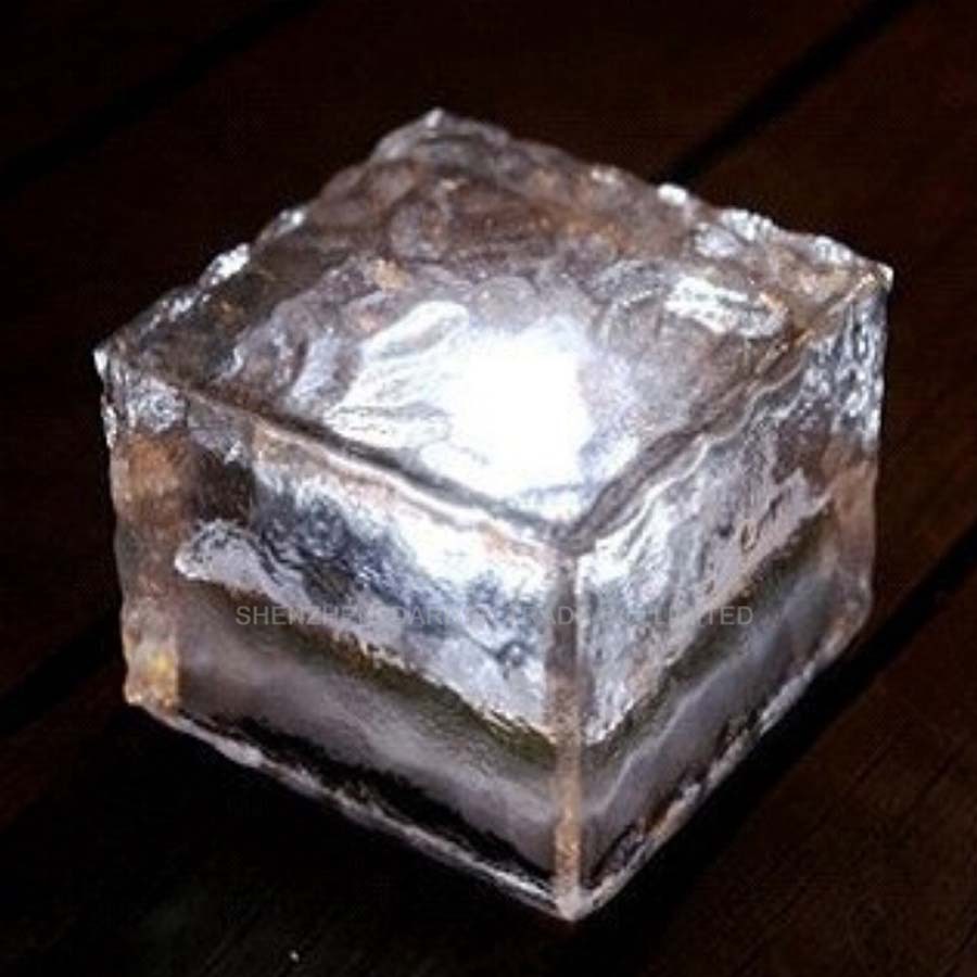 Glass blocks solar led lights