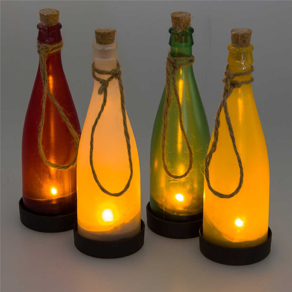 outdoor solar lighting ideas diy led light bottles