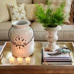 The-candles-fill-up-the-tray-without-it-looking-crowded-round-coffee-table-decor