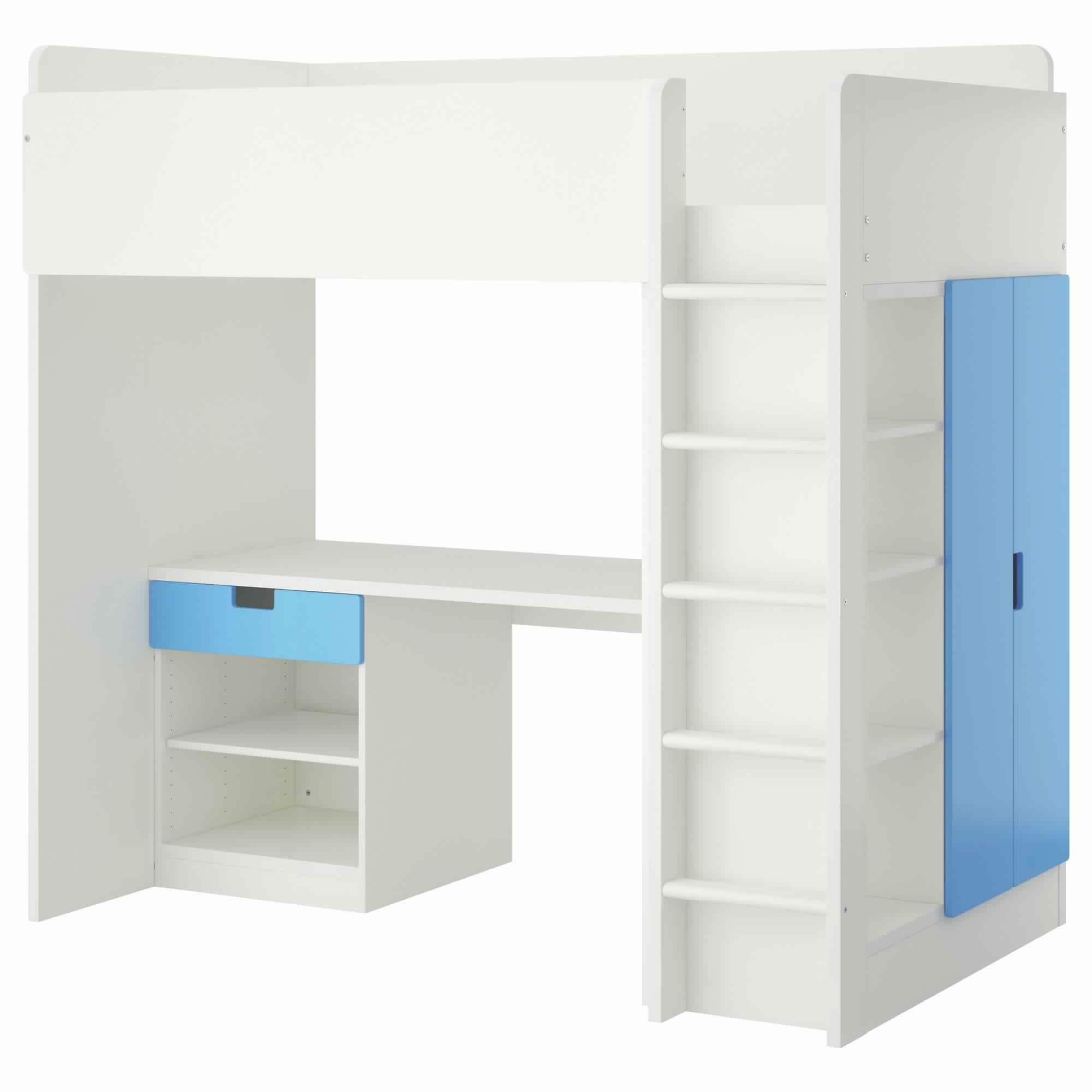 Bunk Bed with Desk and Storage space