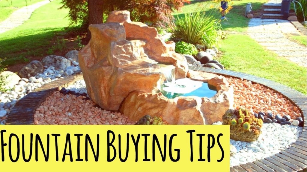 tips for buying the right fountains