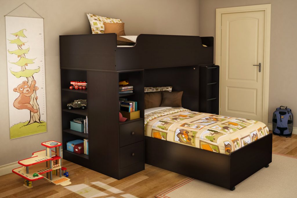 l shaped bunk beds colors