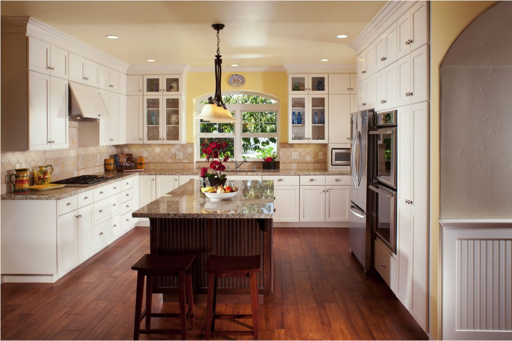 large kitchen island types