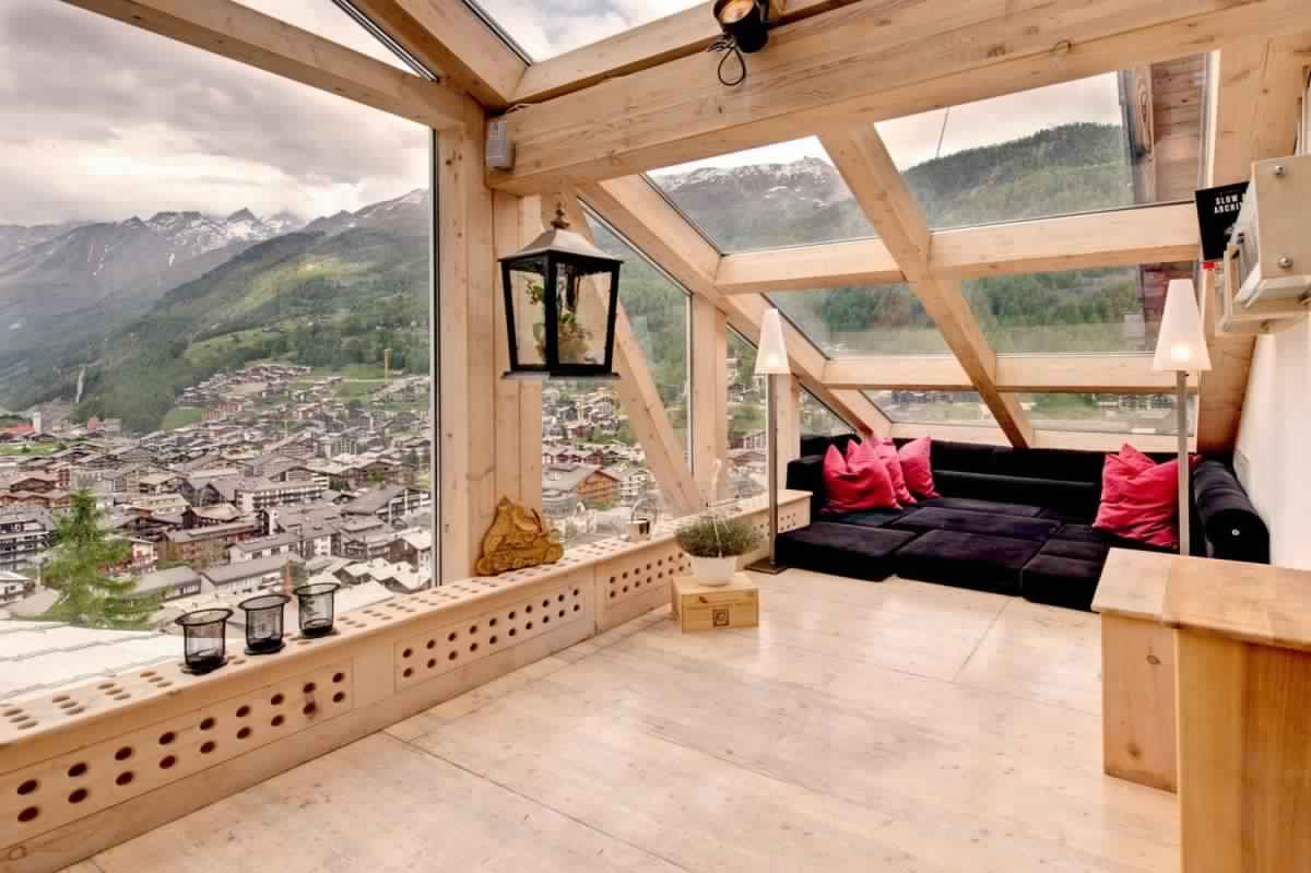 Meditation Room Decorating with gorgeous views