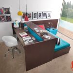 Bunk Bed with Desk youth furniture for a teenager