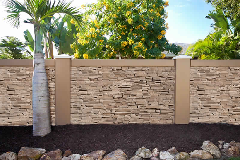 Privacy Fence Ideas-concrete fence