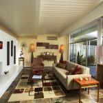 mid-century-modern-eclectic-living-room-sunroom-Shed-Modern-Large-Paint-Interior-Designers-Sprinklers