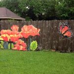 Privacy Fence Ideas-paint a fence at the cottage