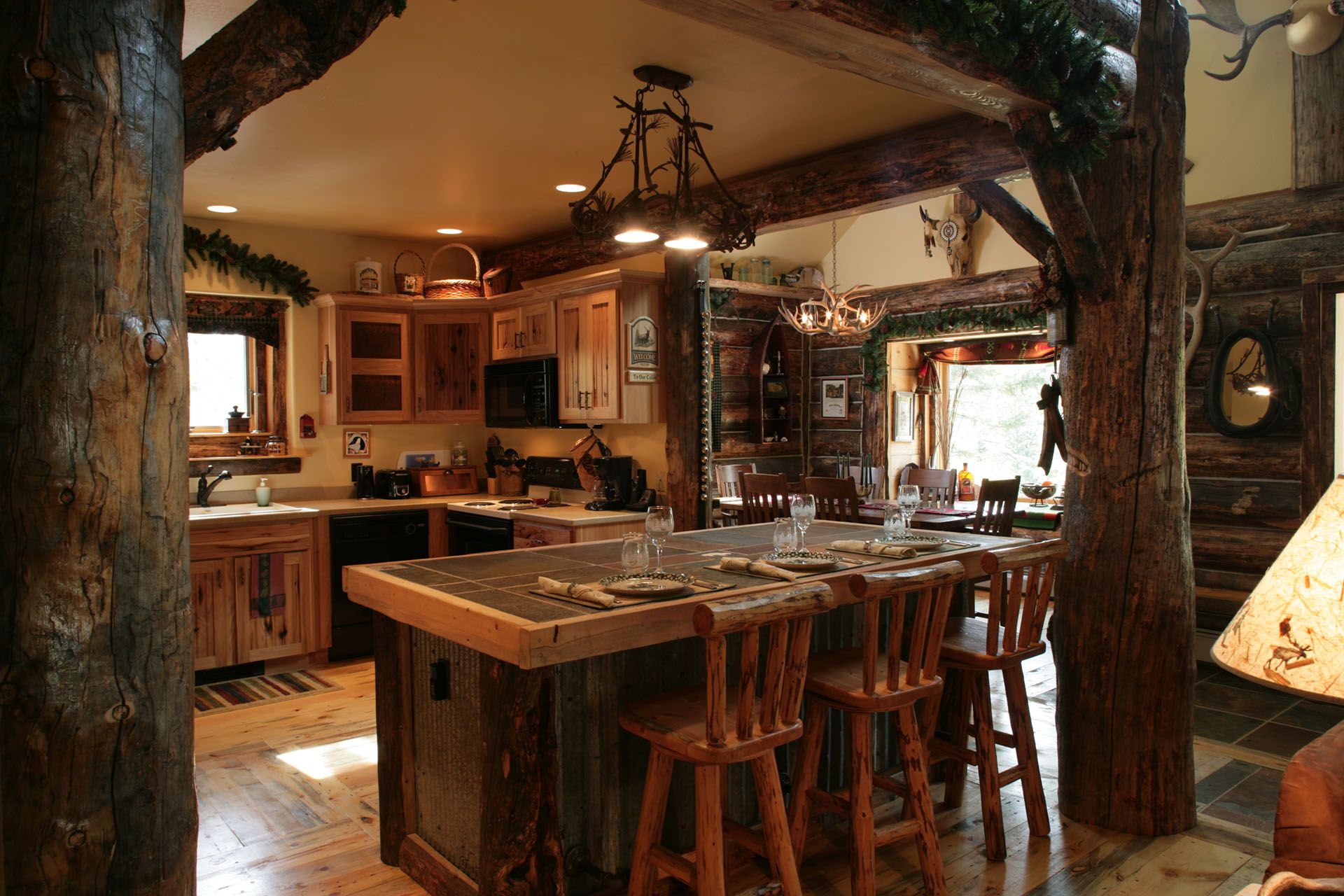 Rustic Kitchen Cabinets - Rustic Wooden Kitchen cabinet