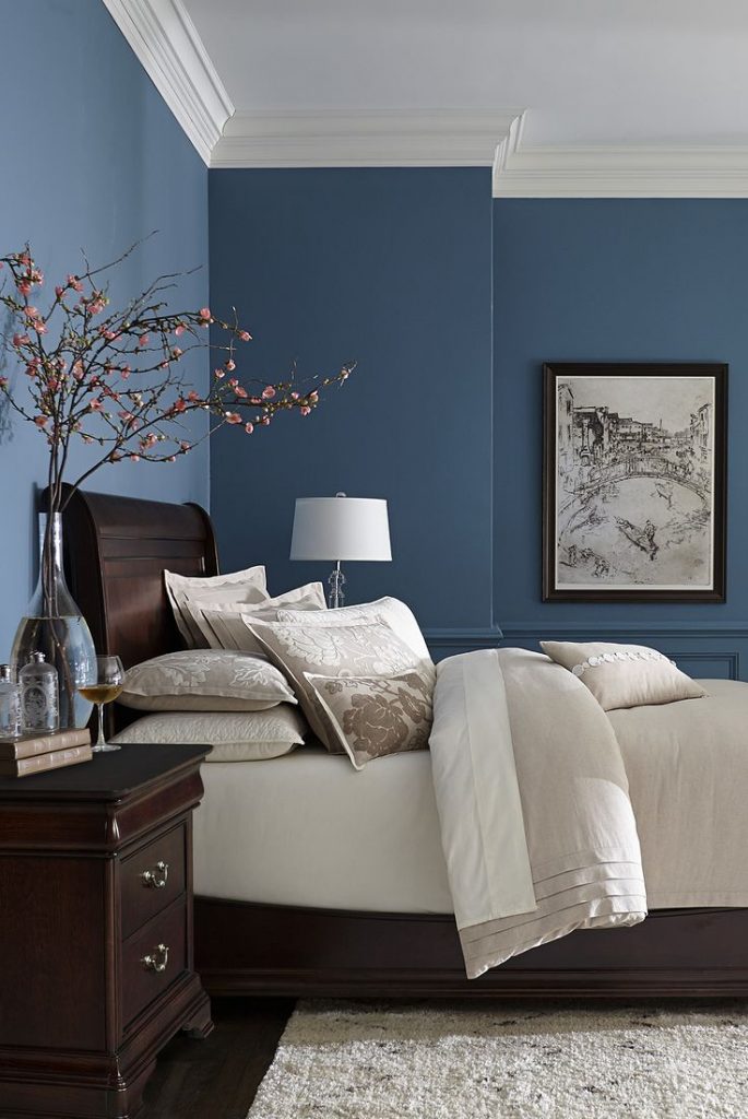 bedroom color schemes blue