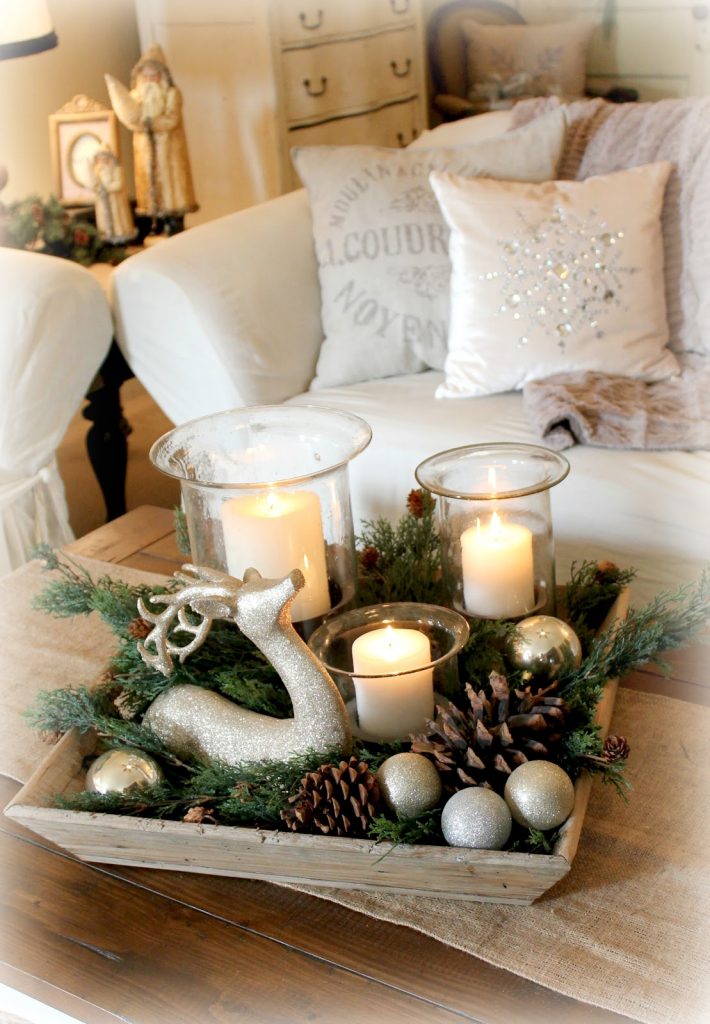 decorating living room for Christmas ideas 20